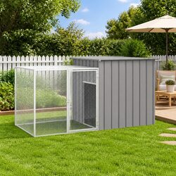 Your Small Animals Will Love This Grey Rabbit Cage Hutch