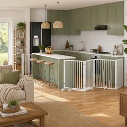 Friendly and Safe 6-Panel Dog Gate for Your Home