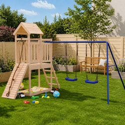 Your Kids Will Love This Outdoor Wooden Playset