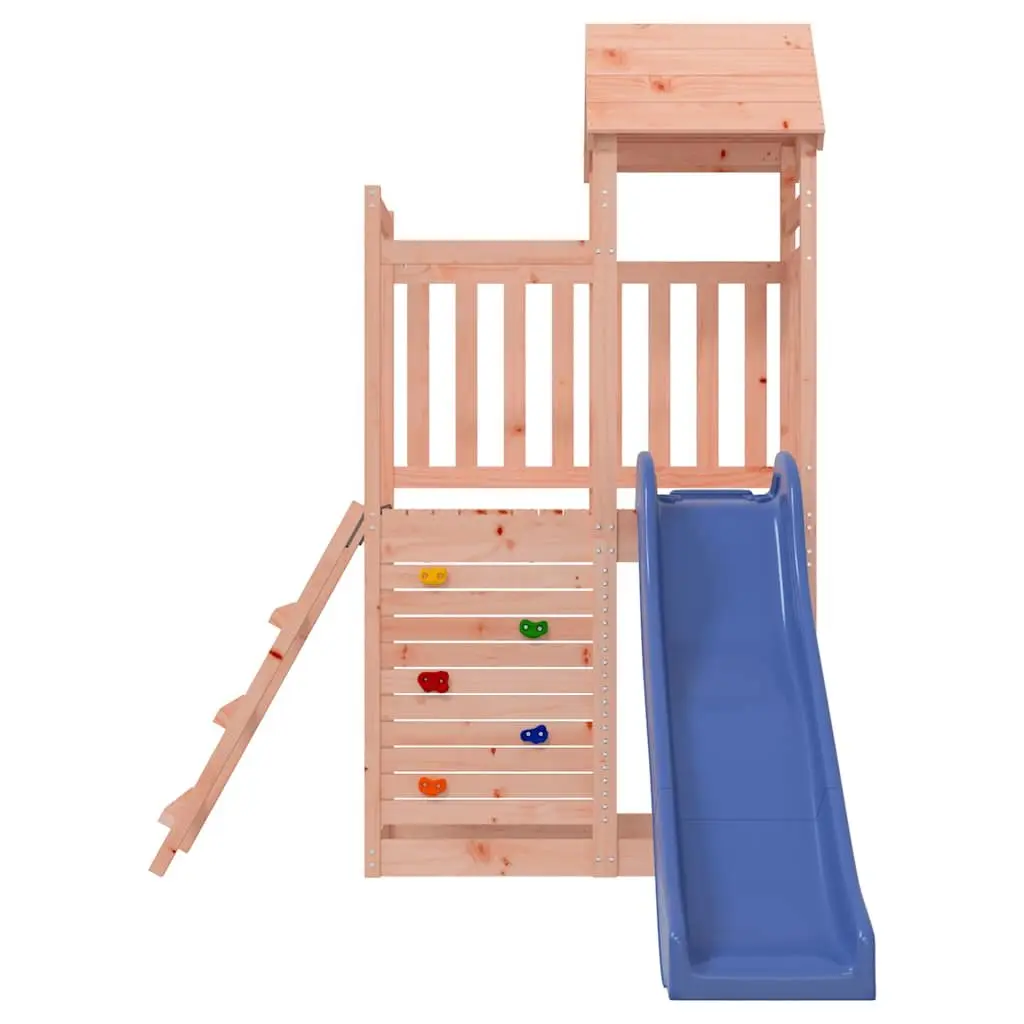 Wooden Climbing Frame Playset with Slide Sandbox 90 cm