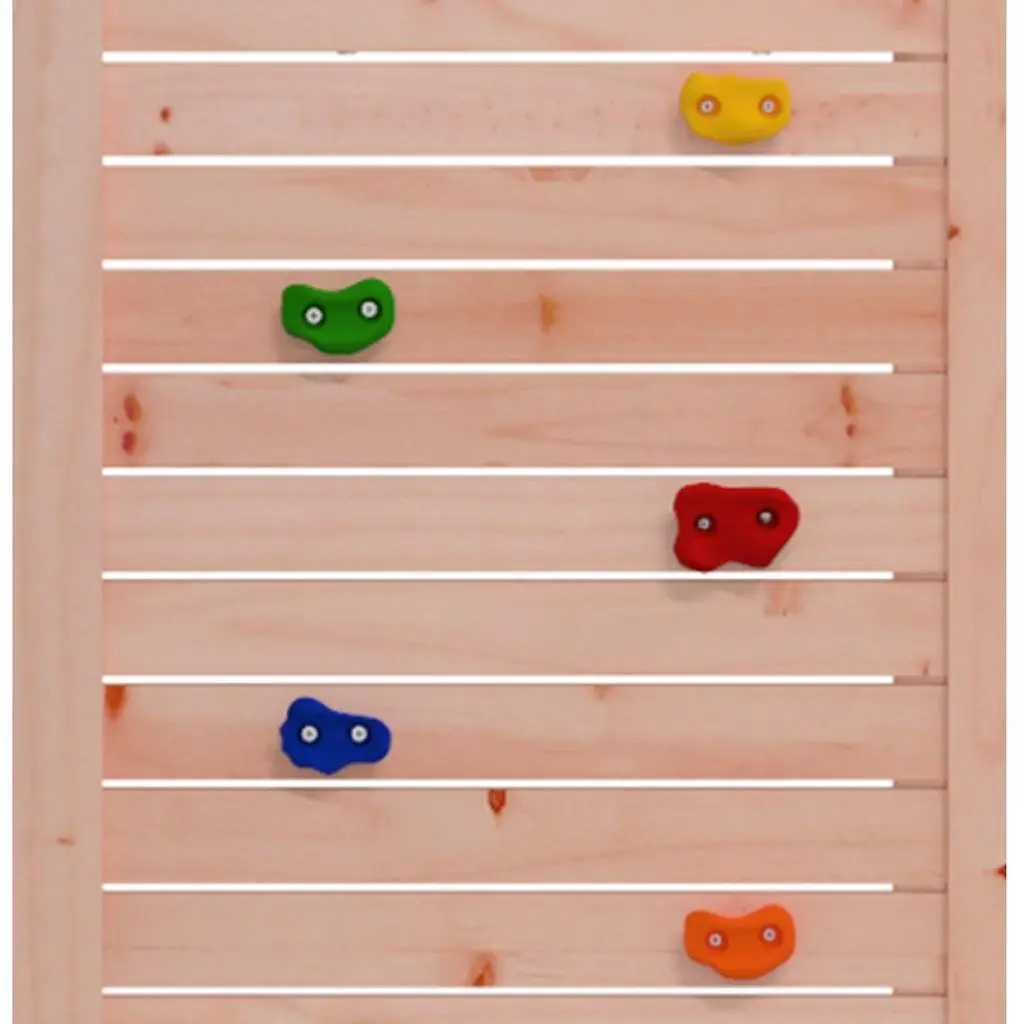 Wooden Outdoor Playset Multi-Activity Climbing Frame Slide Swing Rockwall Sandbox 90 cm