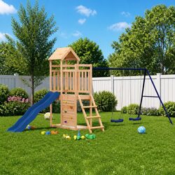 Outdoor Playset with Slide and Swing for Little Adventurers