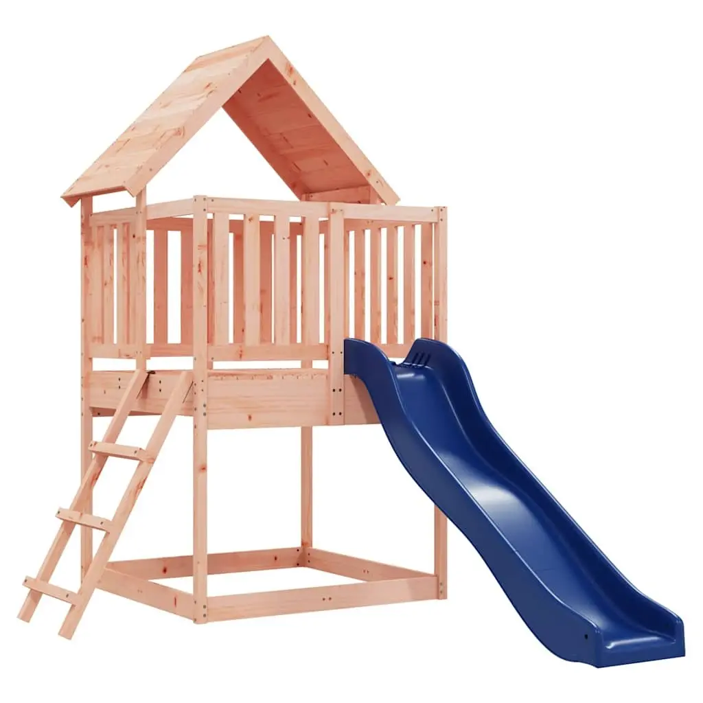 Wooden Outdoor Playset Multi-Activity Climbing Frame with Slide Sandpit 90 cm