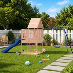Wooden Outdoor Playset Swing Set Slide Sandbox Climbing Frame Backyard Kids