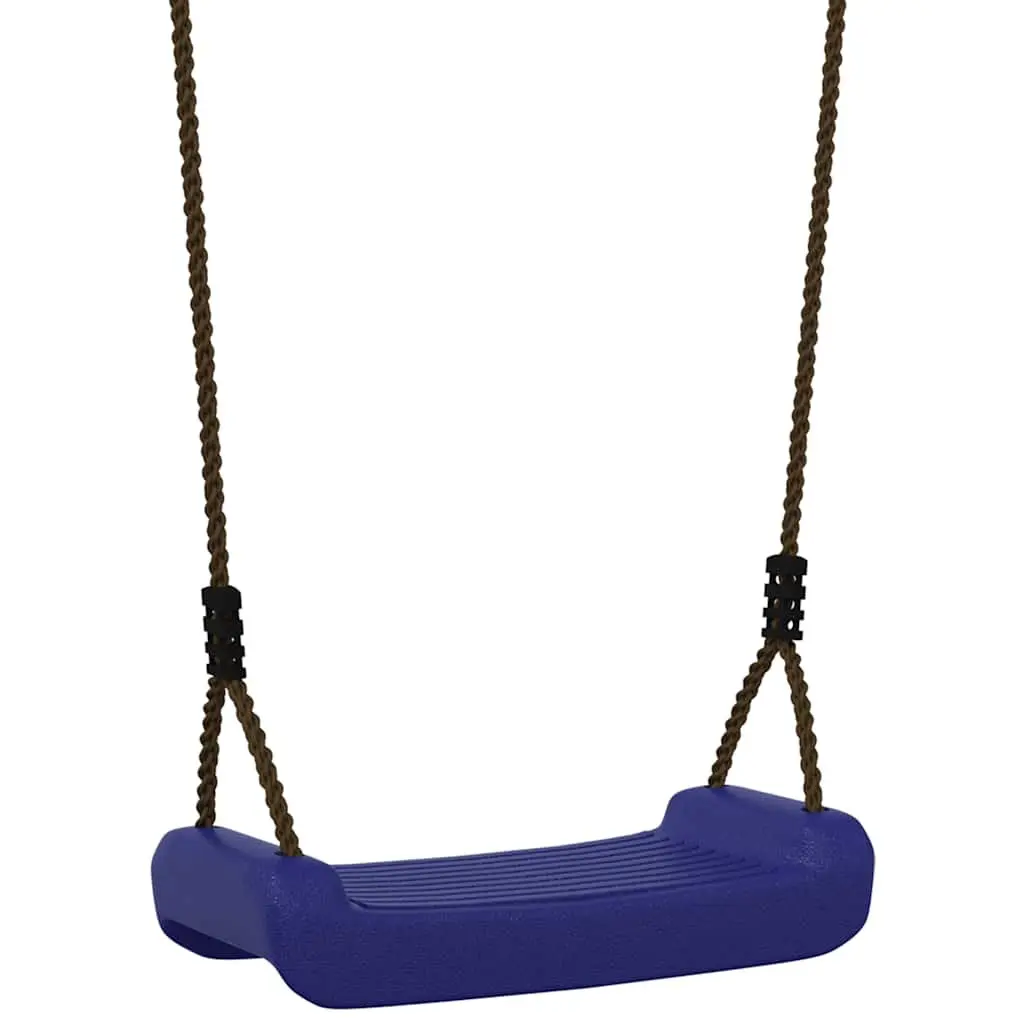 Outdoor Playset Solid Wood Climbing Frame Wave Slide Double Swing Sandpit 90 cm