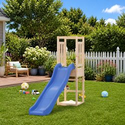 Your Kids Will Love This Wooden Playset with Sandbox