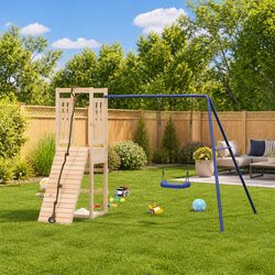 Your Kids Will Love This Wooden Playset for the Outdoors