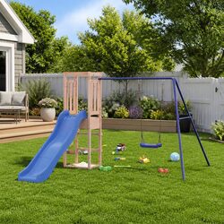 Create a Fun Play Space with This Outdoor Playset