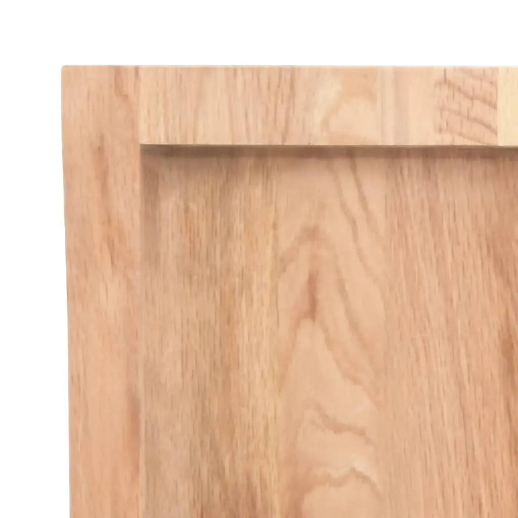 Bathroom Countertop Solid Oak Wood Varnished 80x50x4 cm
