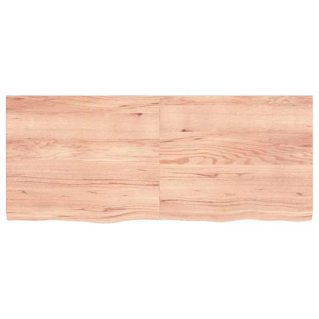 Solid Oak Bathroom Countertop 120x50x4 cm