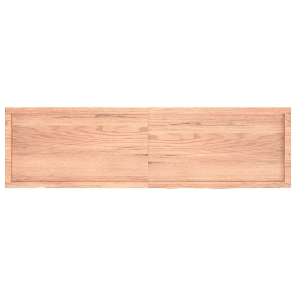 Bathroom Countertop Solid Wood Live Edge 180x50x6 cm Brown Vanity Top