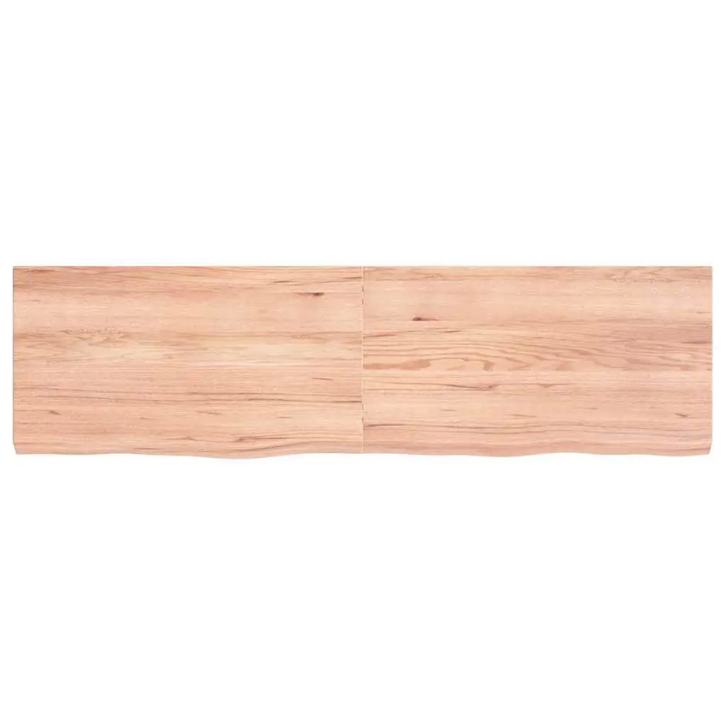 Bathroom Countertop Solid Wood Live Edge 180x50x6 cm Brown Vanity Top