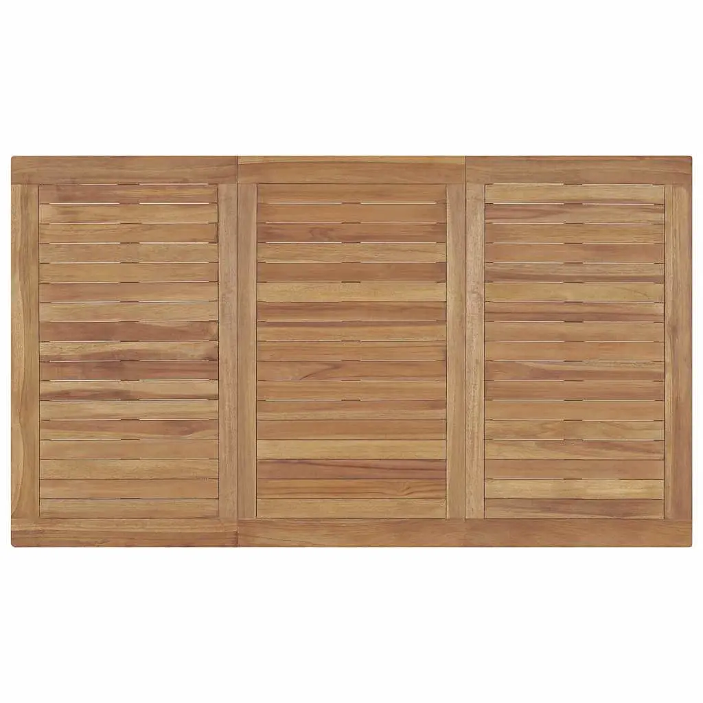 Garden Dining Table Solid Teak Wood Brown 140x80x77cm