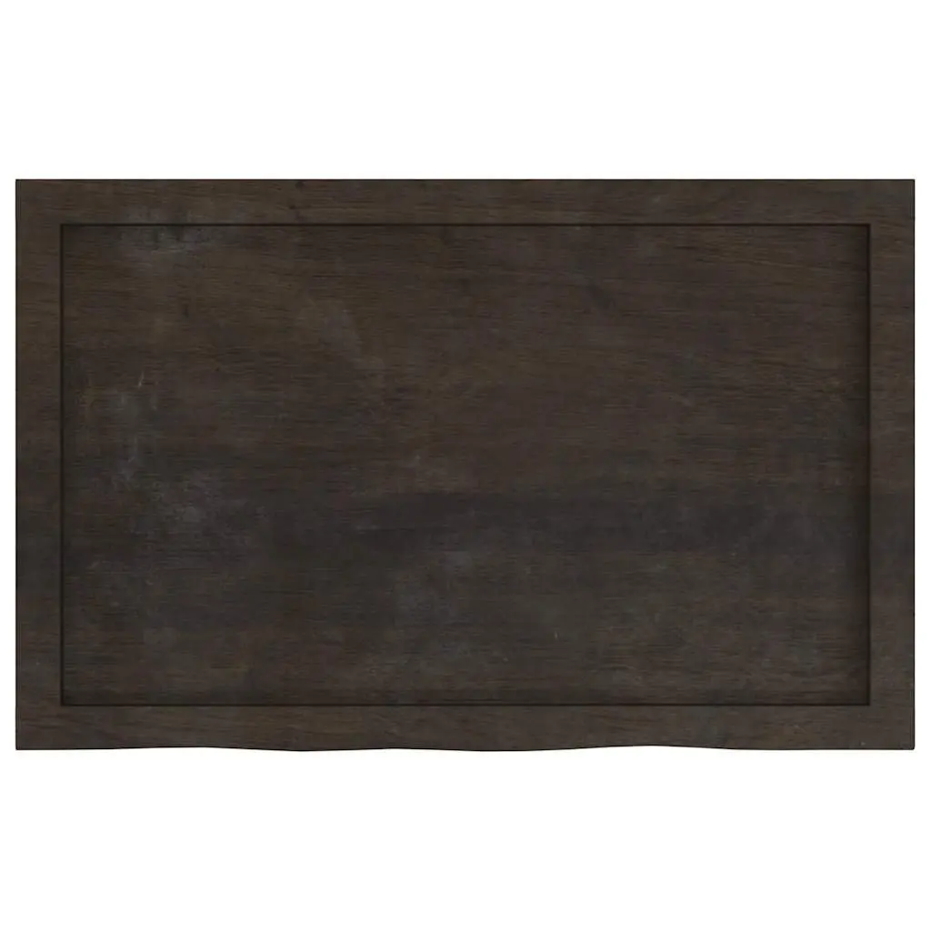 Solid Oak Bathroom Countertop 80x50cm