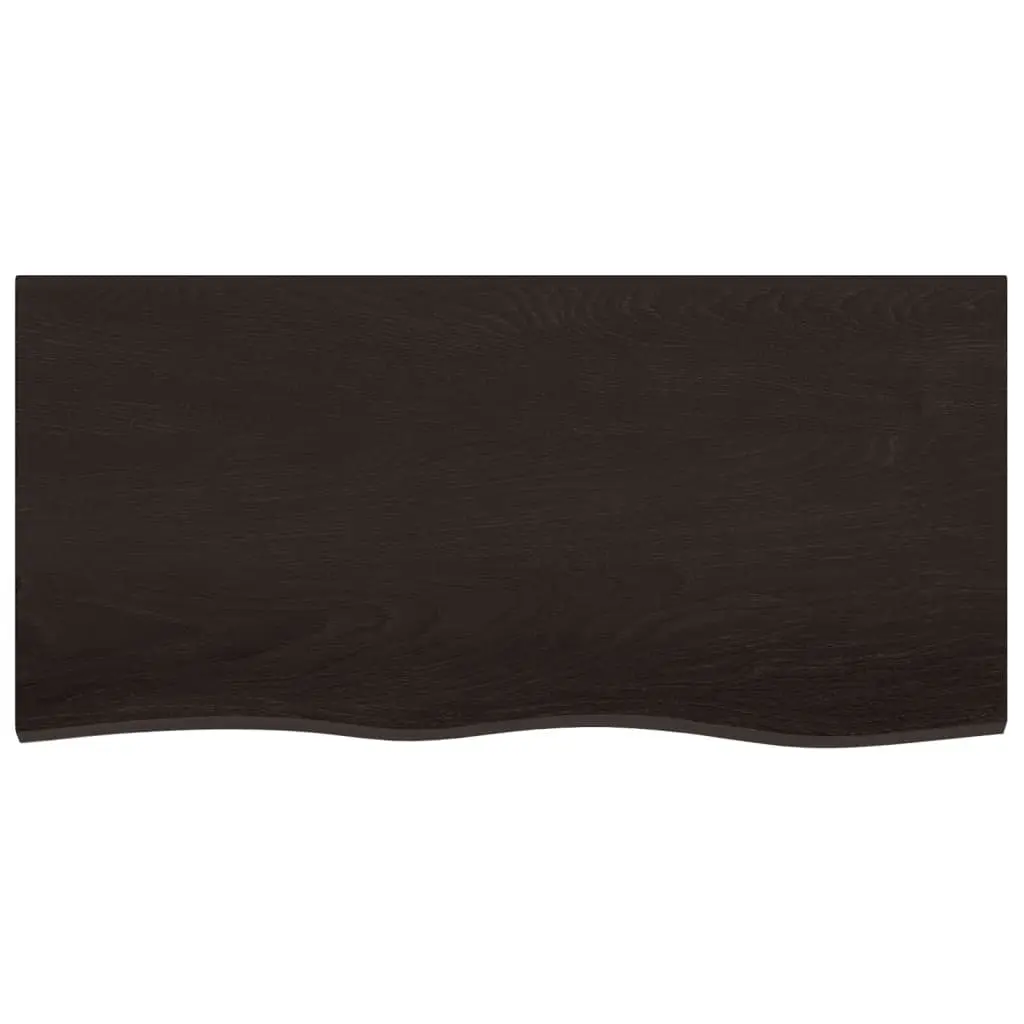 Dark Brown Solid Wood Countertop
