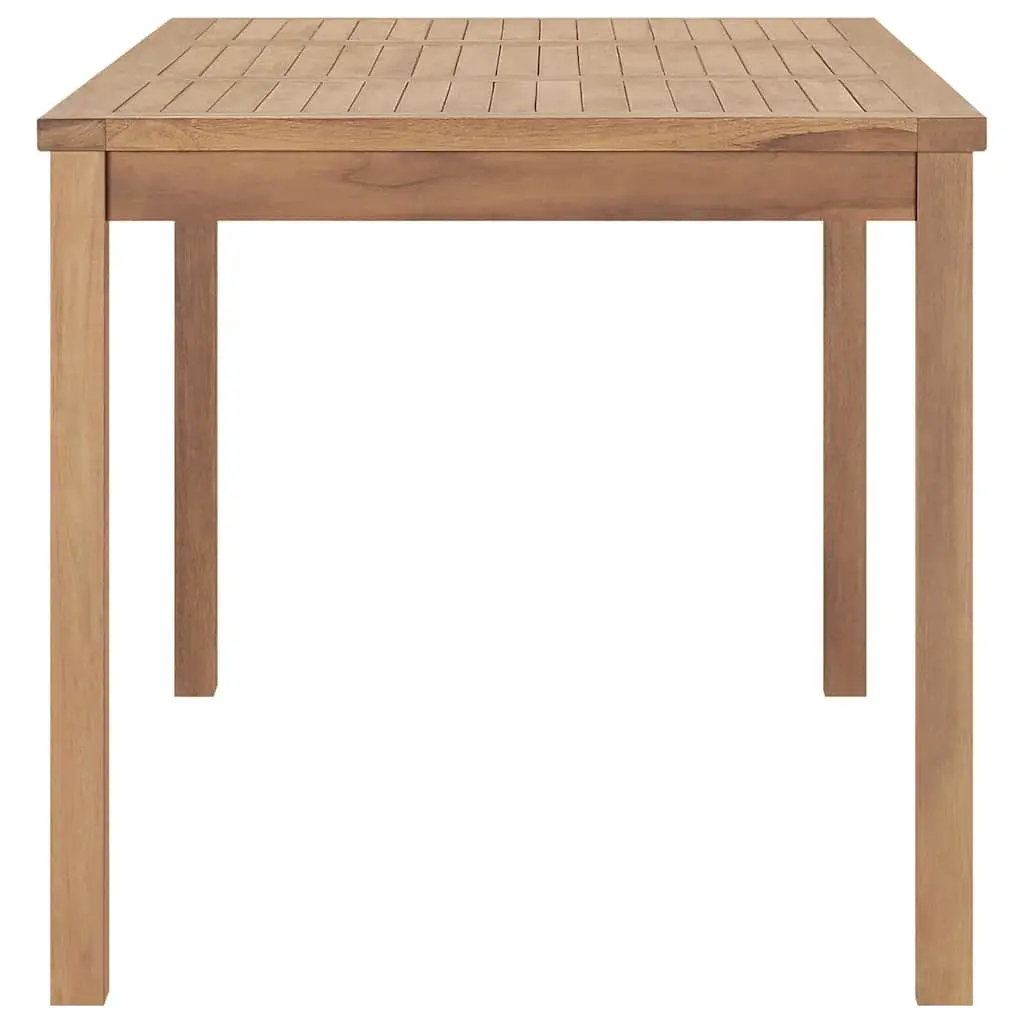 Outdoor Dining Table Solid Teak Wood 160x80cm