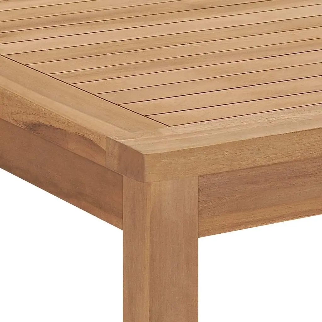 Outdoor Dining Table Solid Teak Wood 160x80cm