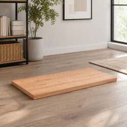 Friendly Solid Oak Wood Tabletop with Unique Character