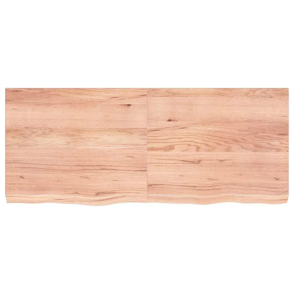 Solid Oak Wood Table Top Brown Treated Folding Live Edge Replacement DIY