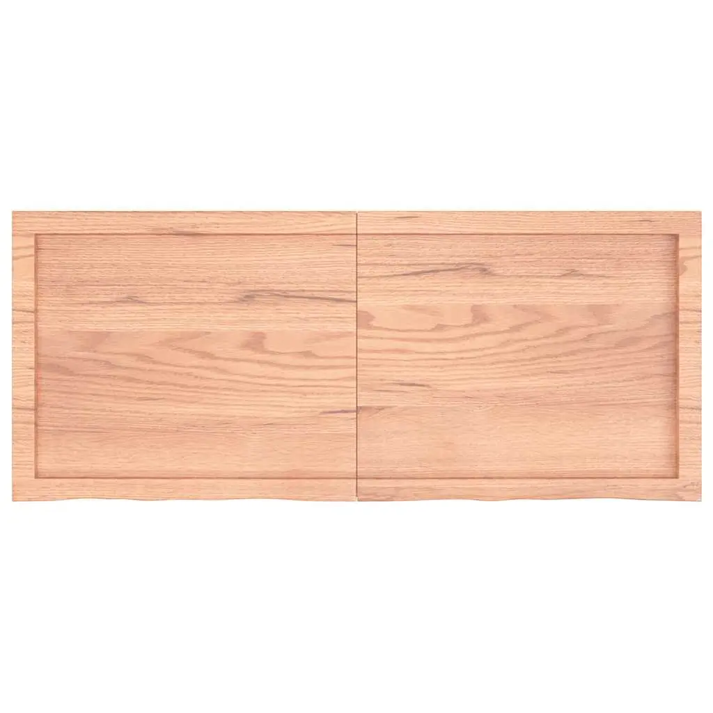 Solid Oak Wood Table Top Brown Treated Folding Live Edge Replacement DIY