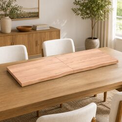User-Friendly Solid Oak Wood Tabletop 160x60cm