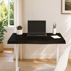 Wooden Table Top Dark Brown 80x60x4 cm Solid Oak Replacement Tabletop Board