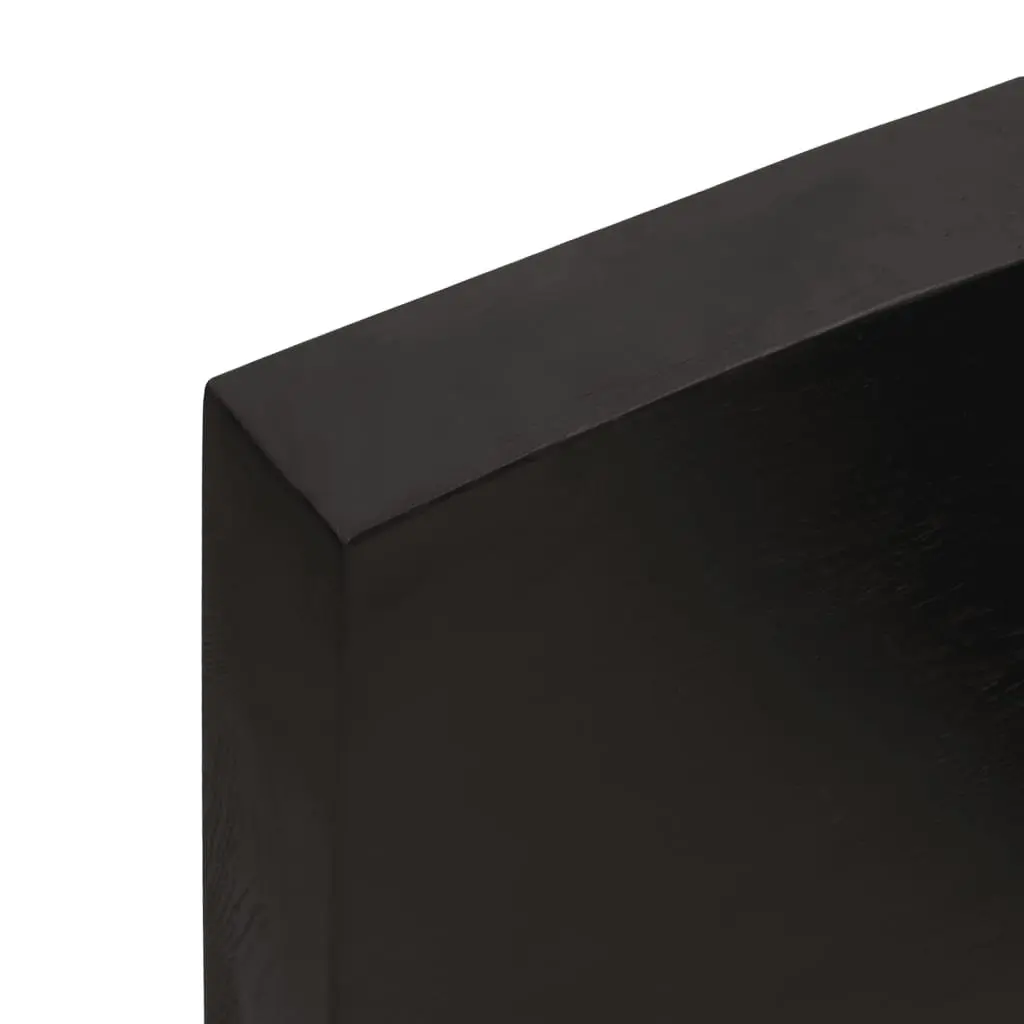 Dark Brown Oak Tabletop 100x50x6 cm
