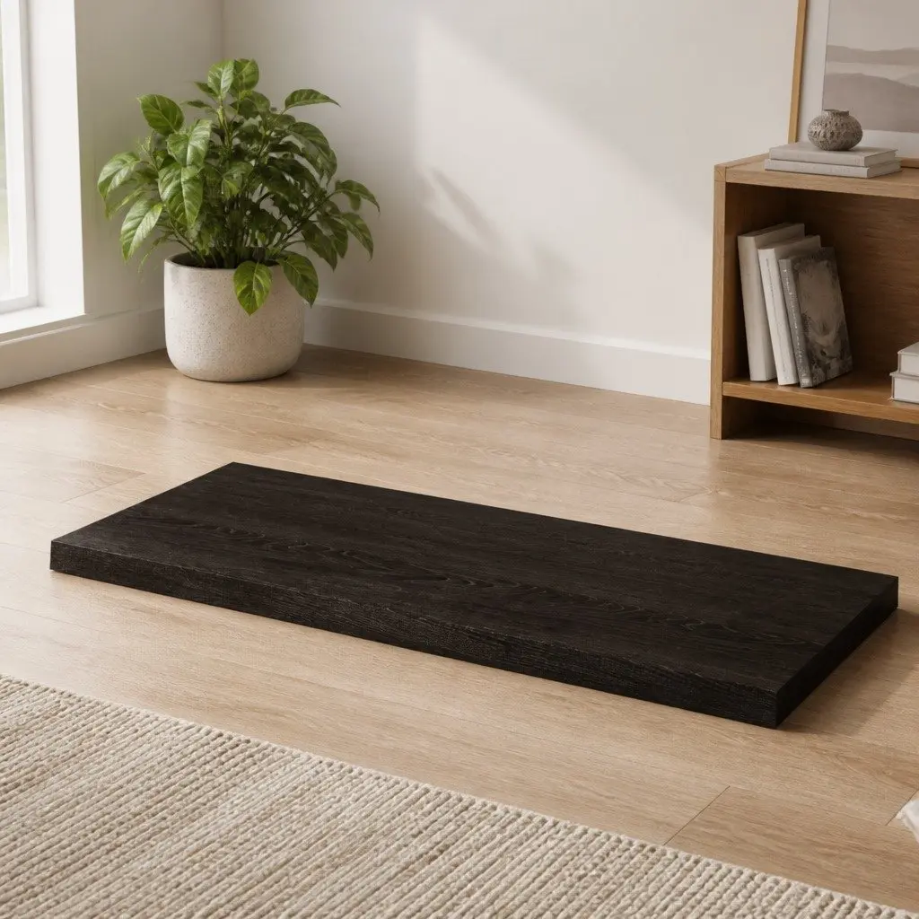 Solid Oak Wood Tabletop 100x60x4 cm