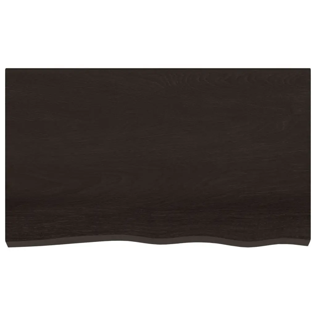 Solid Oak Wood Tabletop 100x60x4 cm