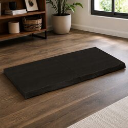 Your New Solid Oak Wood Table Top 120x60cm in Dark Brown