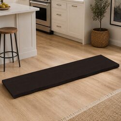 Your Perfect Solid Oak Wood Table Top Dark Brown 180x50cm