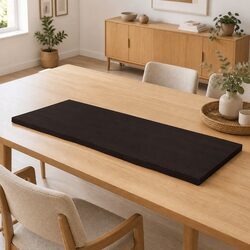Wooden Table Top Brown Solid Oak 180x60cm Replacement Board Tabletop
