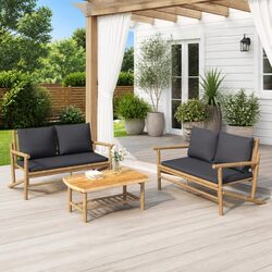 Your New Favorite Bamboo Lounge Set for Outdoor Spaces