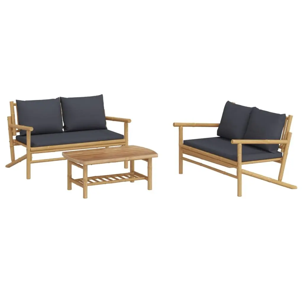 Bamboo Lounge Set for Outdoor Spaces