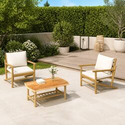 Your Outdoor Oasis with a Bamboo Lounge Set