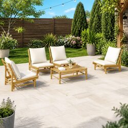Your Perfect 5 Piece Bamboo Lounge Set Awaits You