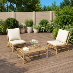 Friendly Bamboo Lounge Set to Elevate Your Outdoors
