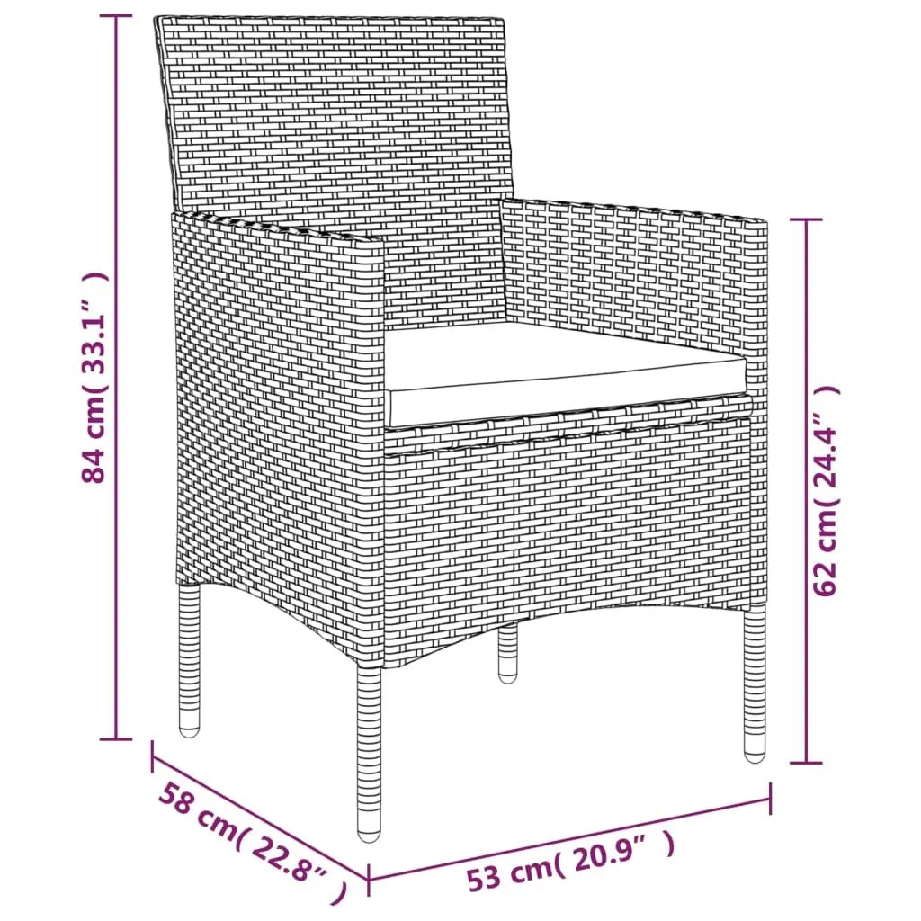 5-Piece Garden Dining Set
