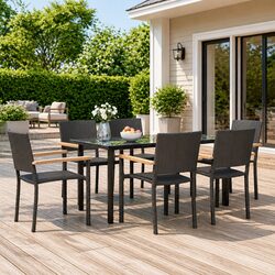 Your Outdoor Dining Set: 7 Pieces of Comfort and Style