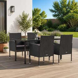 Create Inviting Outdoor Meals with a 5 Piece Dining Set