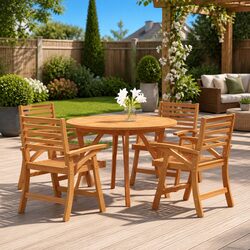 Your Perfect 5 Piece Garden Dining Set for Outdoor Meals
