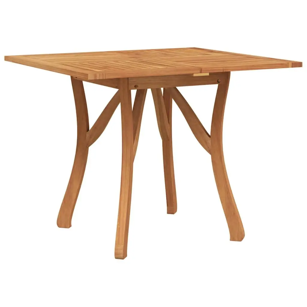 Garden Dining Set Acacia Wood 3 Piece Outdoor Furniture Brown