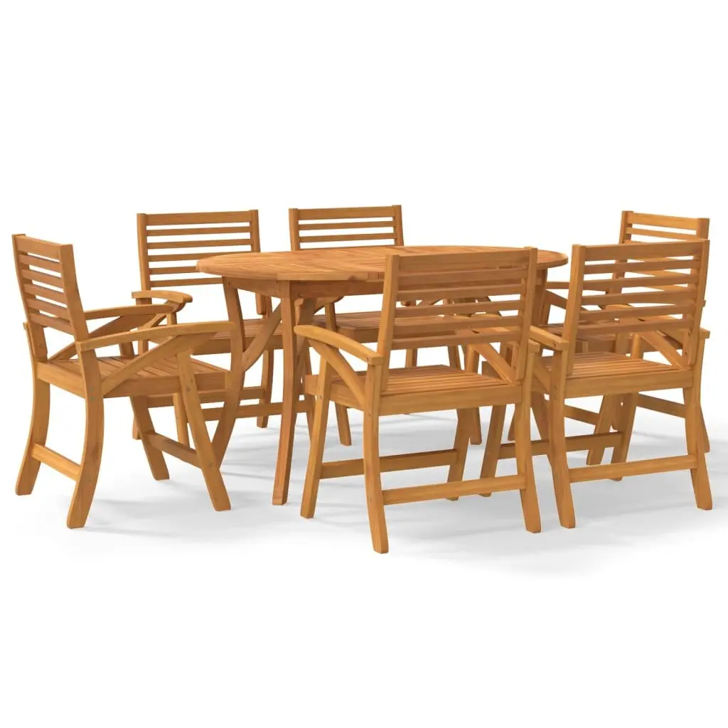 7 Piece Acacia Dining Set