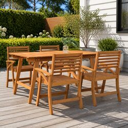 5 Piece Garden Dining Set for Family and Friends