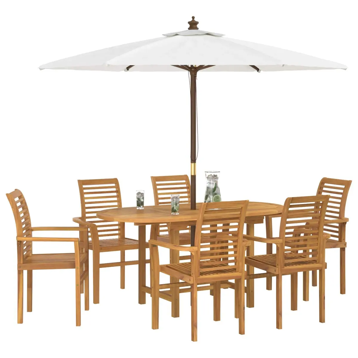 7-Piece Teak Set