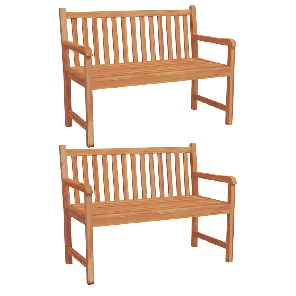 Garden Dining Set Teak Wood 3 Piece Outdoor Furniture Brown