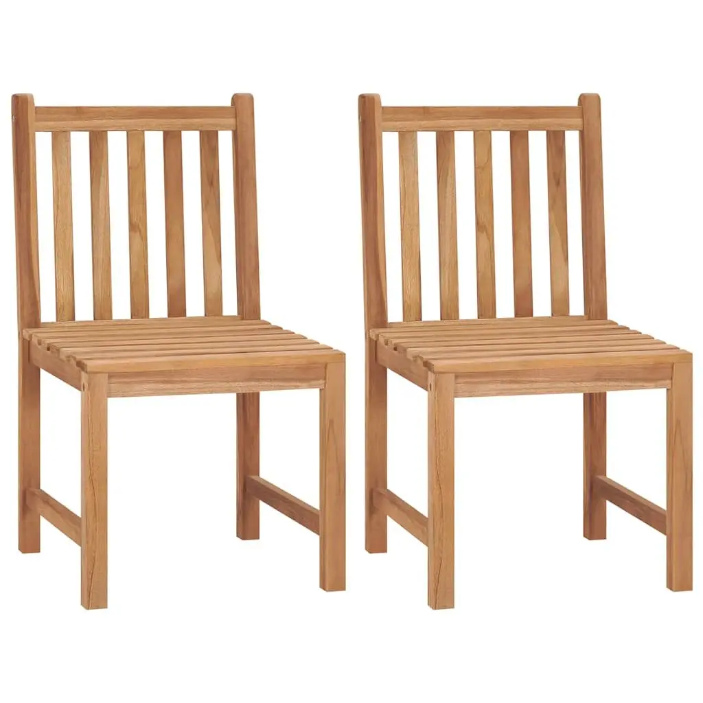Teak Wood Outdoor Dining Set 5 Piece Sturdy Table Chairs Brown