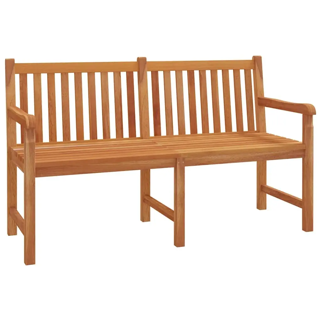 3 Piece Garden Dining Set Solid Teak Wood Outdoor Furniture Brown