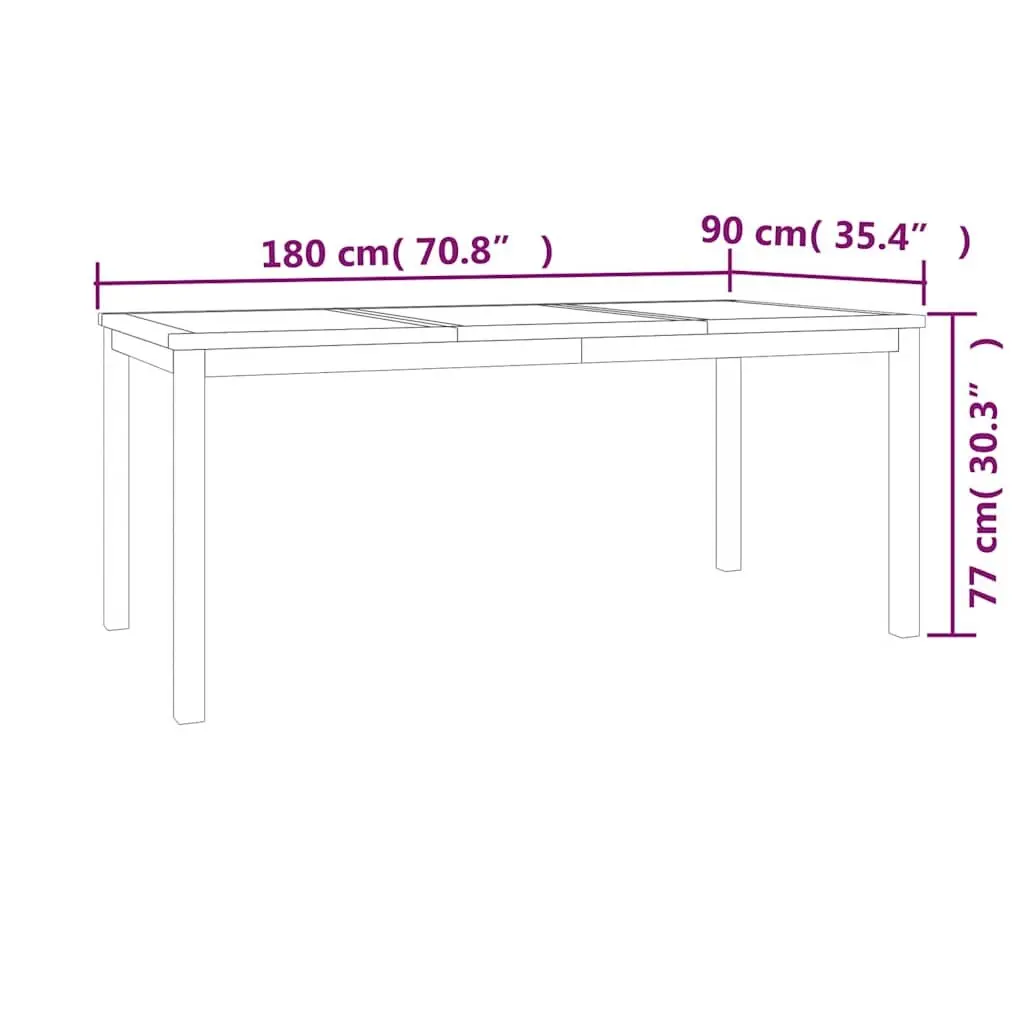 Garden Dining Set Brown Solid Teak Wood 4 Piece Outdoor Furniture Table Bench Chairs
