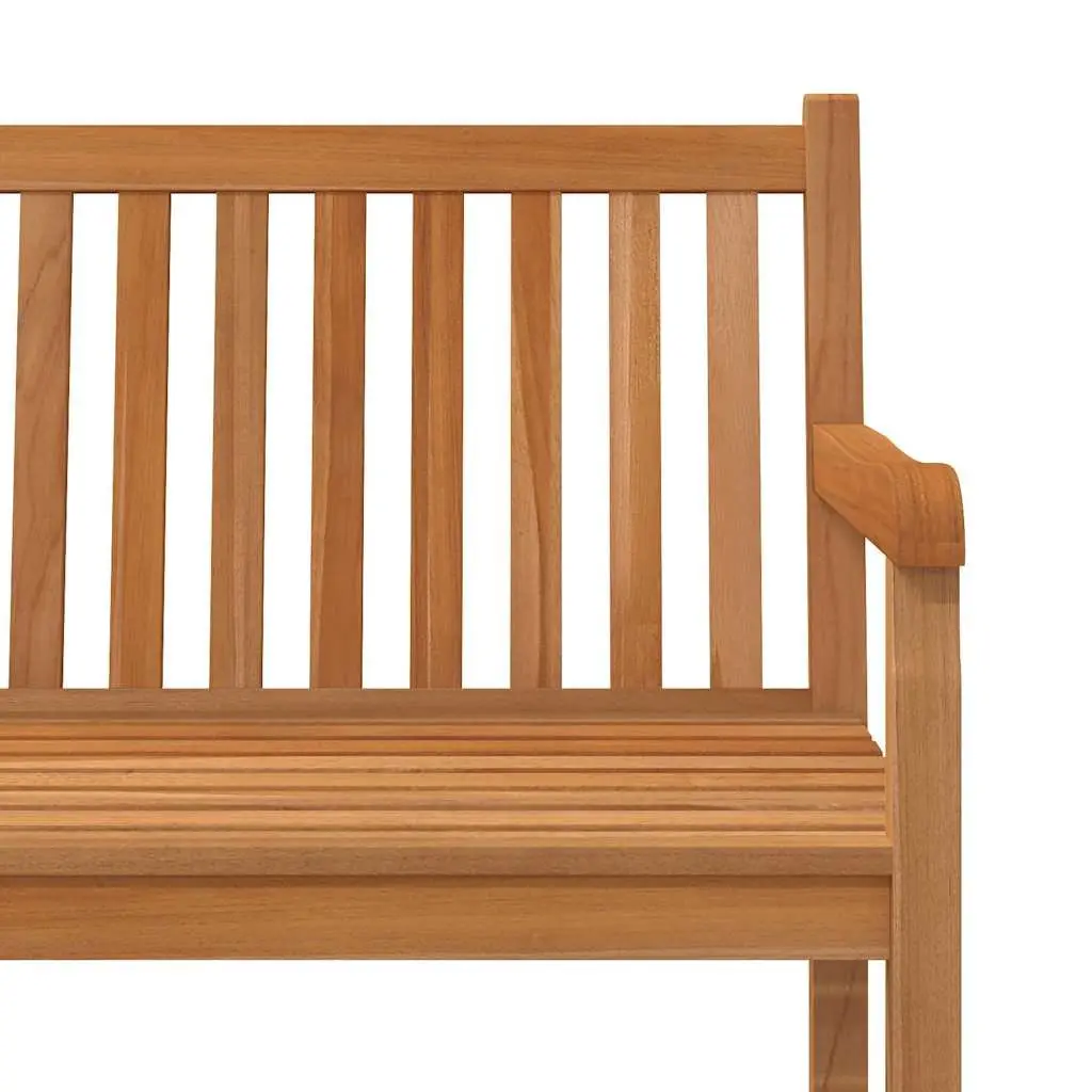 Garden Dining Set Brown Solid Teak Wood 4 Piece Outdoor Furniture Table Bench Chairs